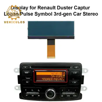 1 Uds pantalla LCD Radio de coche estéreo AGC-1220RF-A AGC-0060RF-A para Renault Duster Captur Logan símbolo de pulso Dacia Lada Van 1