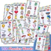Children's 26 Letters ABC Alphabet Phonics Flashcards Pocket Word Cards for Kids Baby Early Childhood English Learning Toys 5