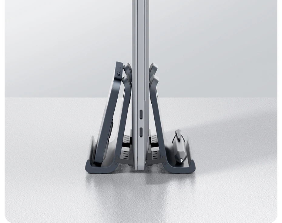 habibis vertical portátil suporte ajustável gravidade desktop dobrável notebook suporte para macbook superfície