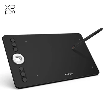 XPPen Deco 02 Graphics Drawing Tablet Pen Tablet with P06 Battery-Free Passive Stylus and Shortcut Keys (8192 levels pressure)