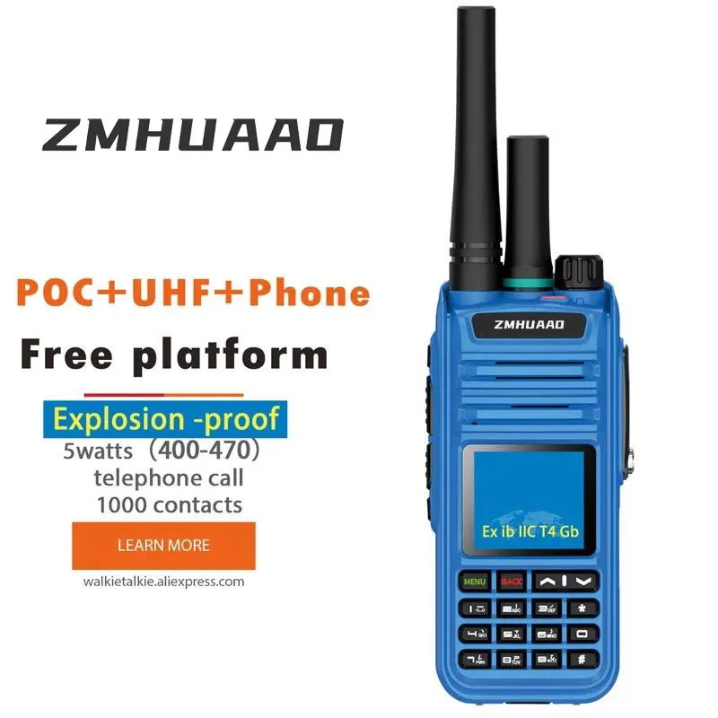 EX918handheldwalkietalkiedualmoderelaywalkietalkieexplosion