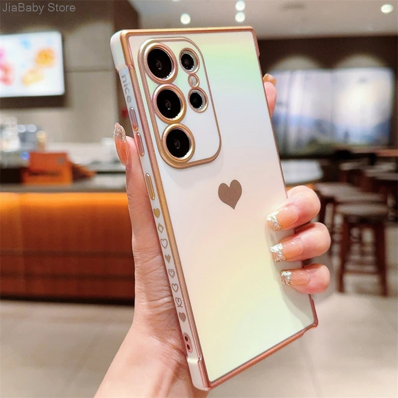 Luxury Rainbow Liquid Phone Case With Camera Protection & Holder_voghion.com