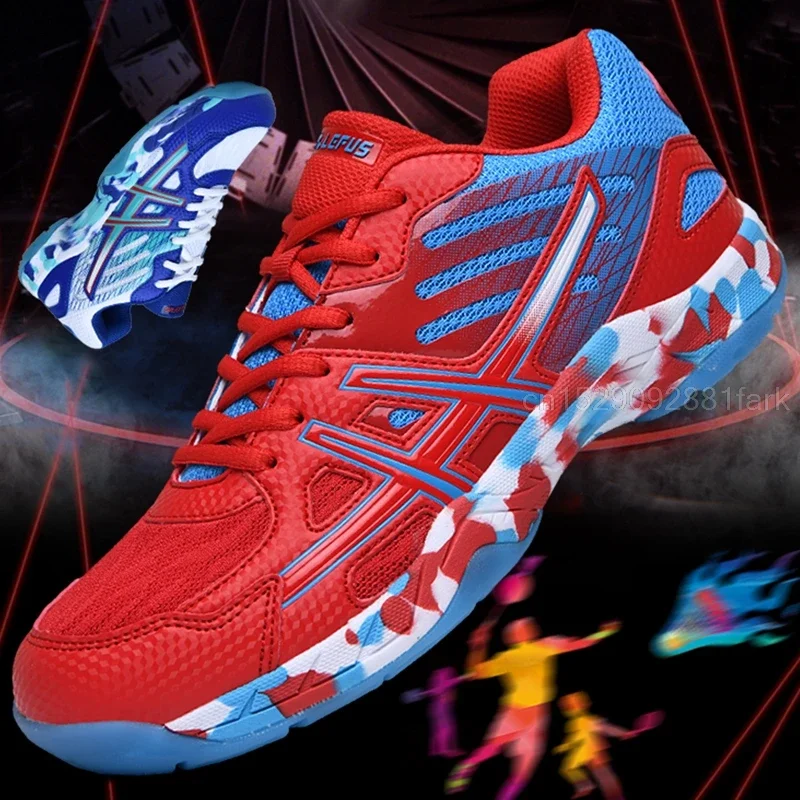 Professional Volleyball Shoes Men Women Breathable Badminton Sneakers Anti-Slip Training Sneaker Indoors Stability Tennis Shoes