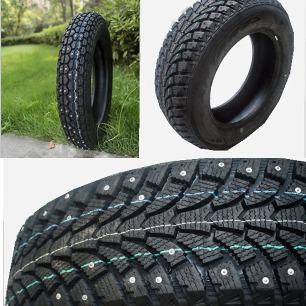 Wheel Tyre Studs 100Pcs 500Pcs 4*9mm/12mm Snow Screws Tire Studs Anti Skid Falling Spikes Wheel Tyres Winter Emergency for Car Motorcycle Bicycle