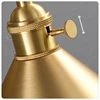 IWHD Full Copper LED Wall Lights For Home Indoor Lighting Luminaira Pull Chain Switch Bedroom Living Room Beside Lamp 5