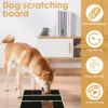 Dog Nail Scratch Pad Stable Nonslip Dog Nail File Board with Replacement Black Sandpaper Dog Toy Built in Snack Box Pet Supplies 2