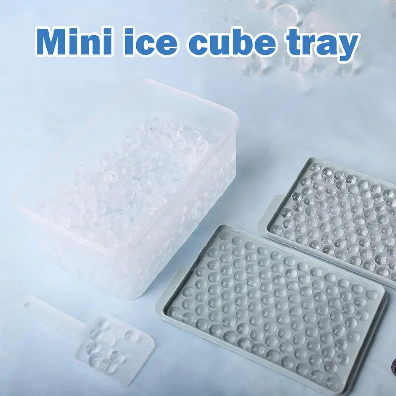 

Mini Ice Cube Trays3 Tiers With Lid Cube Ice Mold 104 Grids Each Layer For Summer Chilling Drinks Cocktail Ice Cube Molds