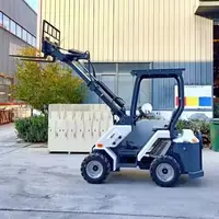 Four-wheel drive high power high horsepower agricultural mini loader production wholesale small crawler skid steer loader custom