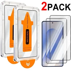 3 - Pack Dust - Free Oleophobic Glass Screen Protectors - Galaxy S26 (2PACK)