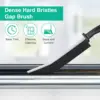 2pcs Hard Bristle Crevice Brush Gap Cleaning Brush Dead Corner Small Cleaning Tool for Bathroom Kitchen Tiles Window Slots Track 2