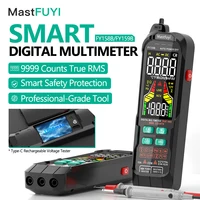 MASTFUYI цифровой мультиметр 9999 отсчетов True RMS 10A 1000 В переменного/постоянного тока, напряжение, емкость, сопротивление, тестер с автоматическим определением диапазона