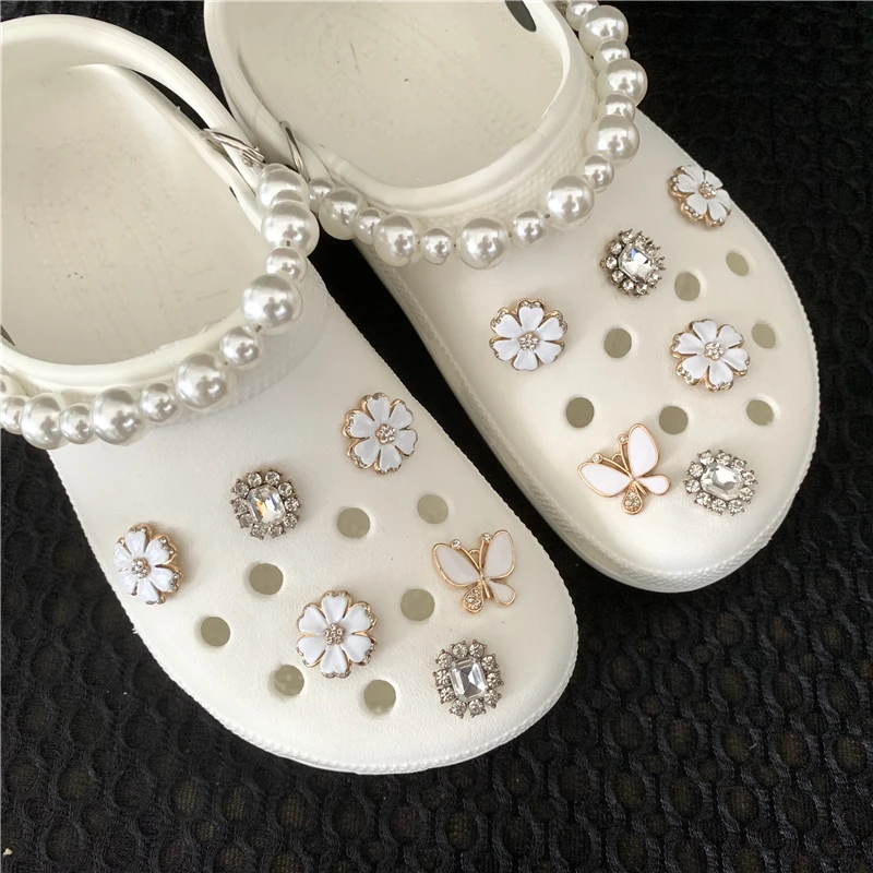 Trendy Rhinestone Charms Designer Diy Quality Women Shoes Charms For Anime Chain Clogs Buckle Kids Boys Girls Gifts