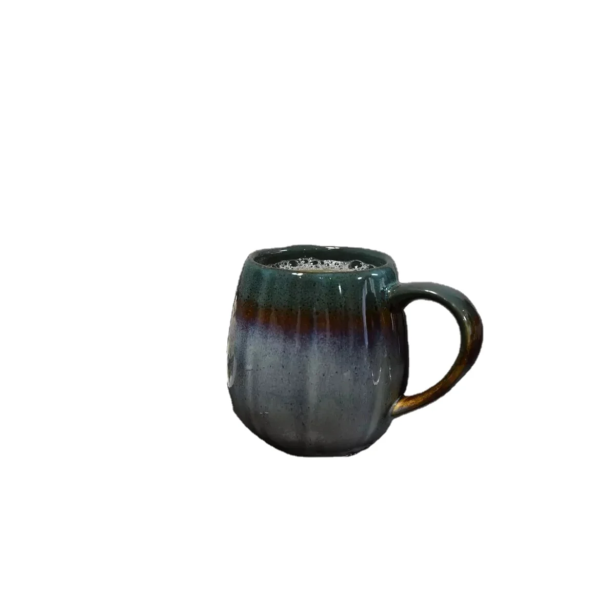 

Creative Kiln Change Mug Breakfast Cup Retro Coffee Cups Milk Cup Ceramic Mug Mugs Large-capacity Hand Warmer Drinkware