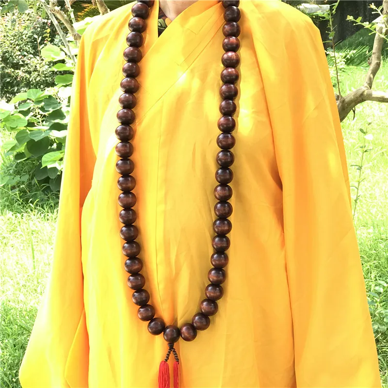 Shaolin Buddhist Monk Prayer Beads Necklace for Robes Kung fu