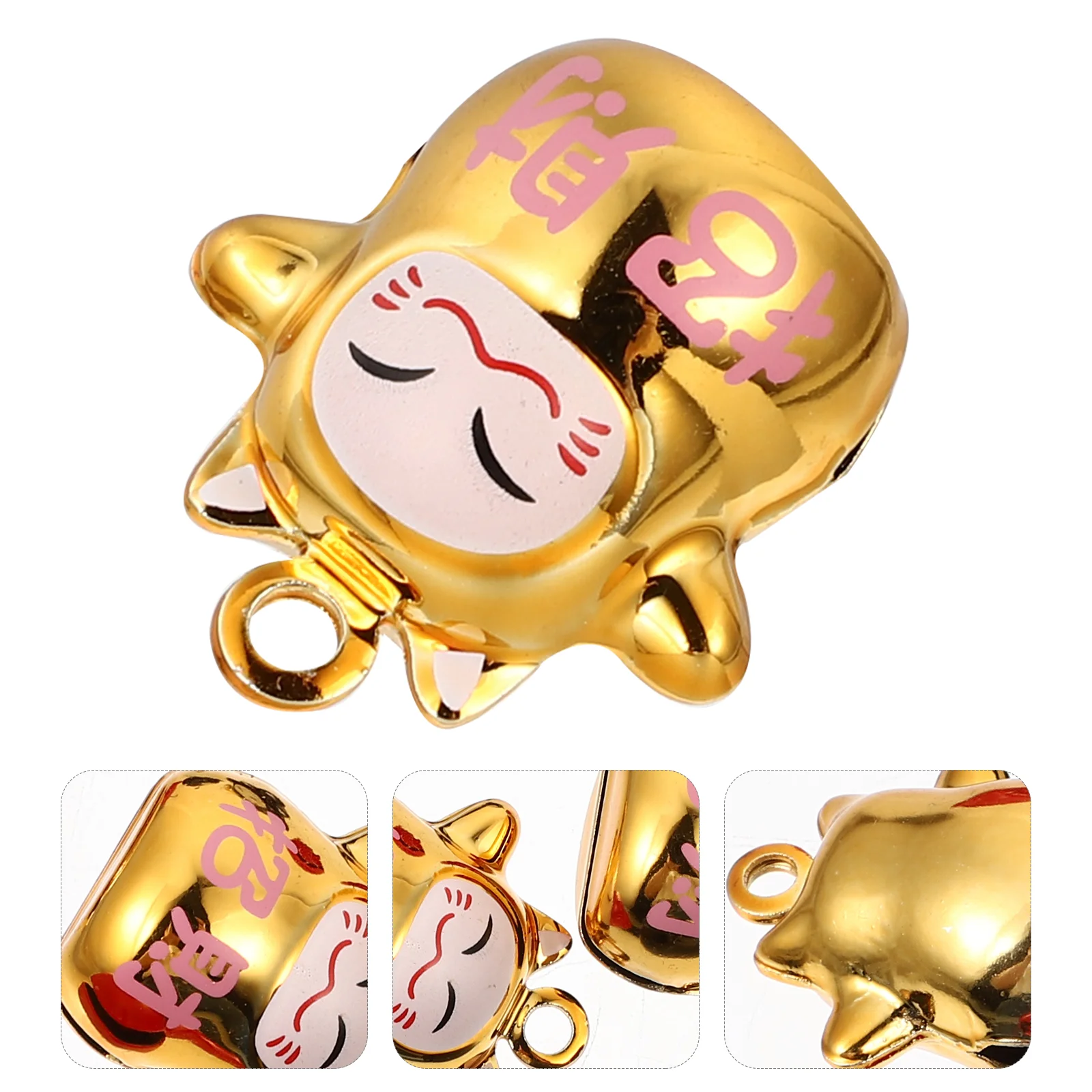 

Jingle Bell Charms DIY Accessories Bells for Crafts Jewelry Making Accessories Fortune Cat Charm Tiny Bells