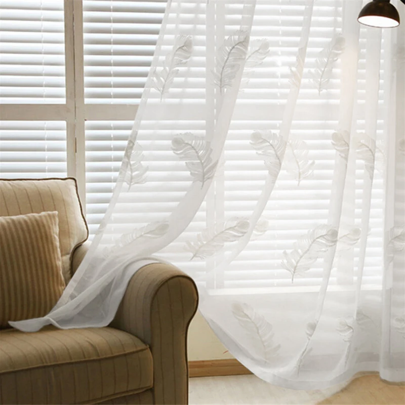 White Sheer Curtains