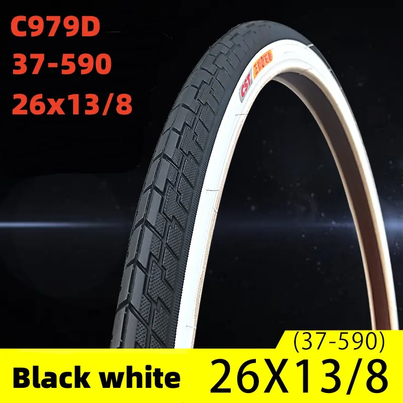 Hutchinson Urban Wire Bicycle Tire - 26 X 1 3/8 (37-590), Black, Unisex Adult