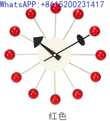 Candy Nelson Ball clock Ball clock Nordic design Creative art Wall clock 3
