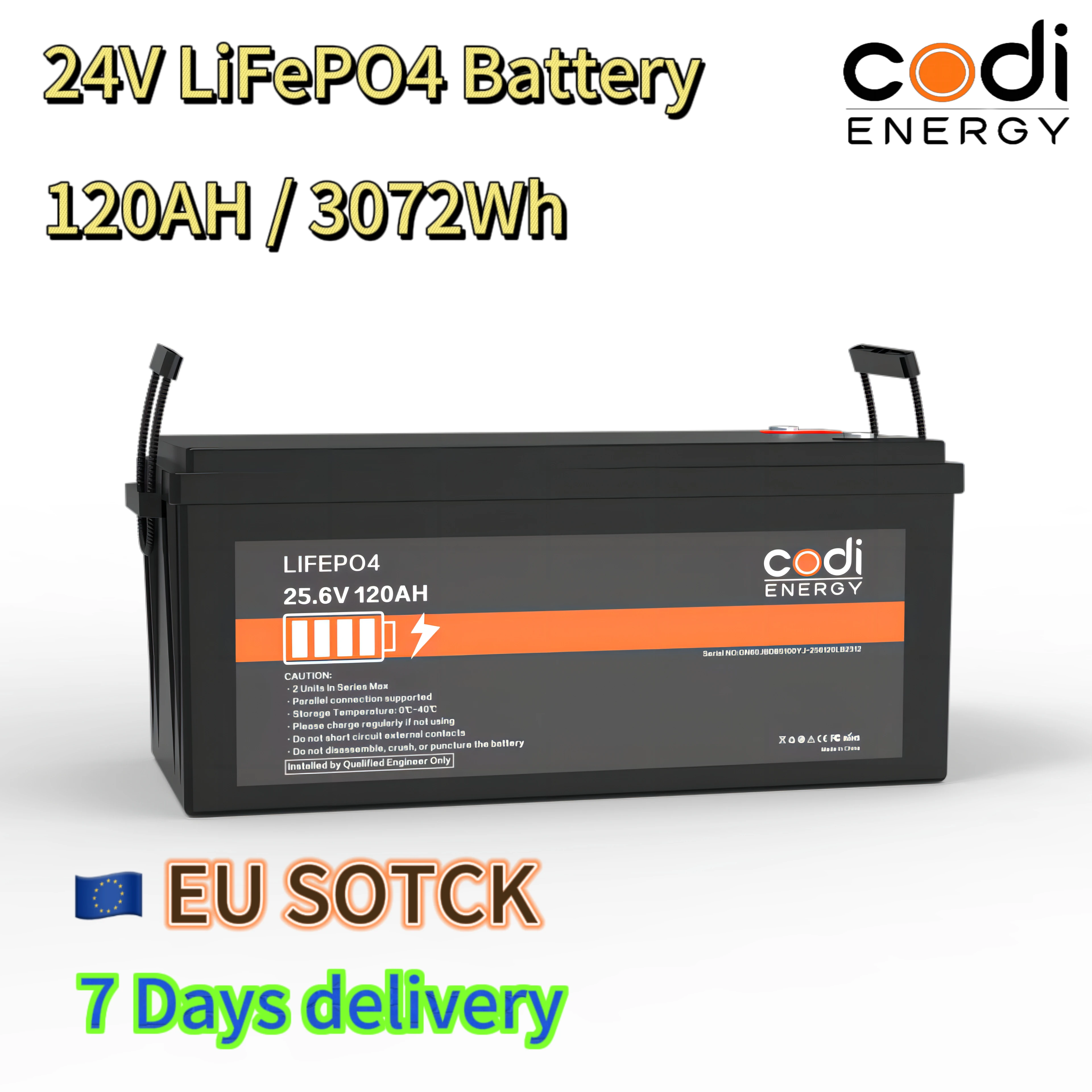 

Литиевая батарея 24 В 25,6 Ач LiFePO4, встроенная батарея а BMS Втч в