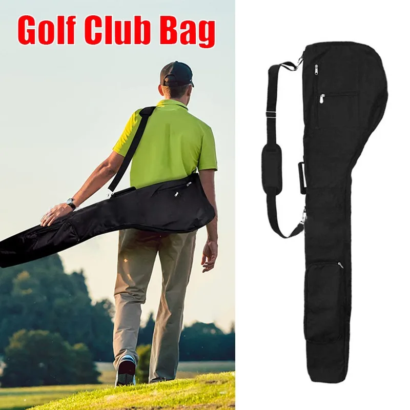 

Golf Club Bag Nylon Environmental Protection Material Set Bag Soft Foldable Portable Golf Accessories