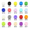 200Sets Snap Buttons T5 Round Plastic Button for Clothes Press Stud Fasteners DIY Kids Diapers Bibs Wholesale 2