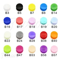 200Sets Snap Buttons T5 Round Plastic Button for Clothes Press Stud Fasteners DIY Kids Diapers Bibs Wholesale 2