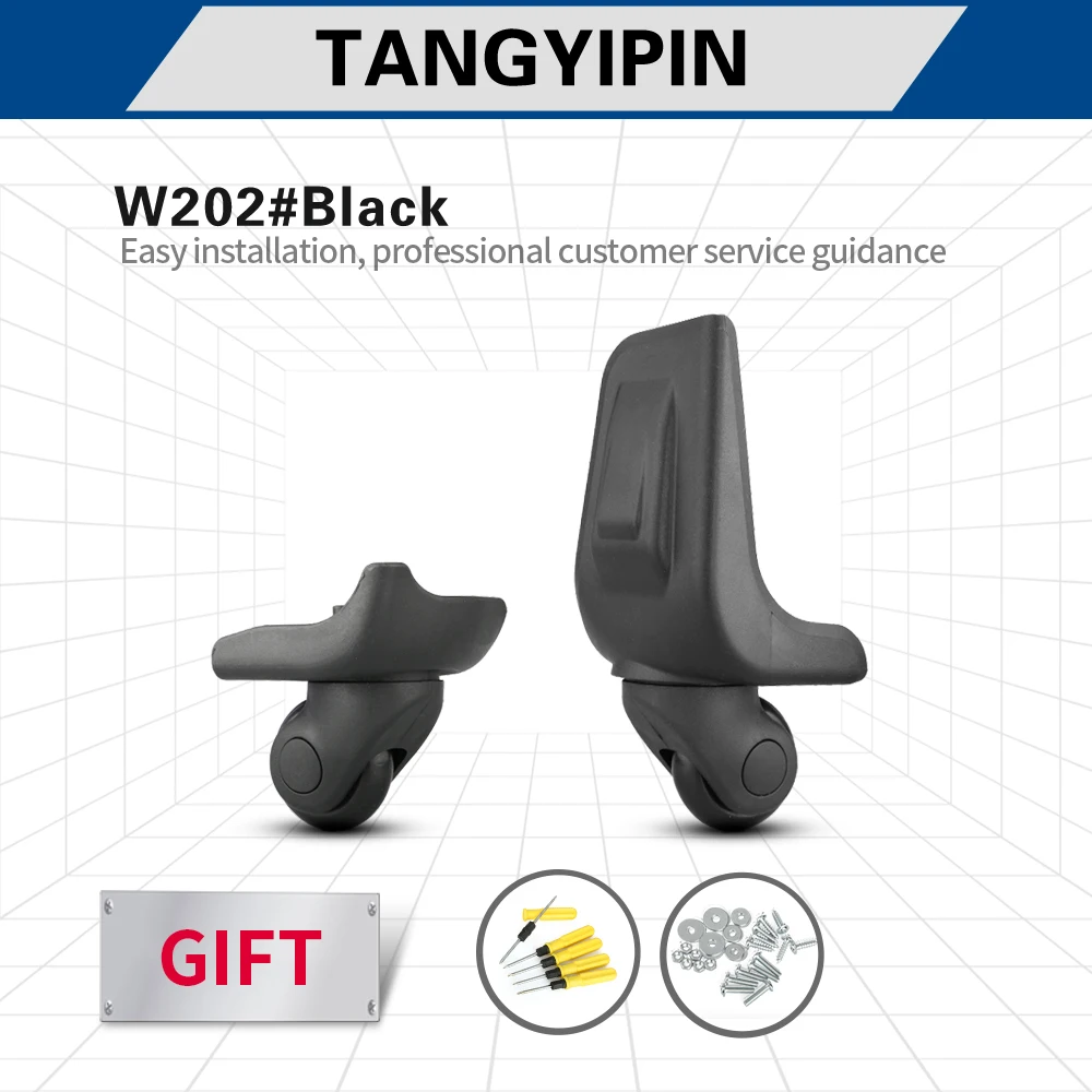 

W202 Trolley Repair Wheel Accessories Replacement Universal Wheels Boarding Case Suitcase Luggage Non-Slip Roller