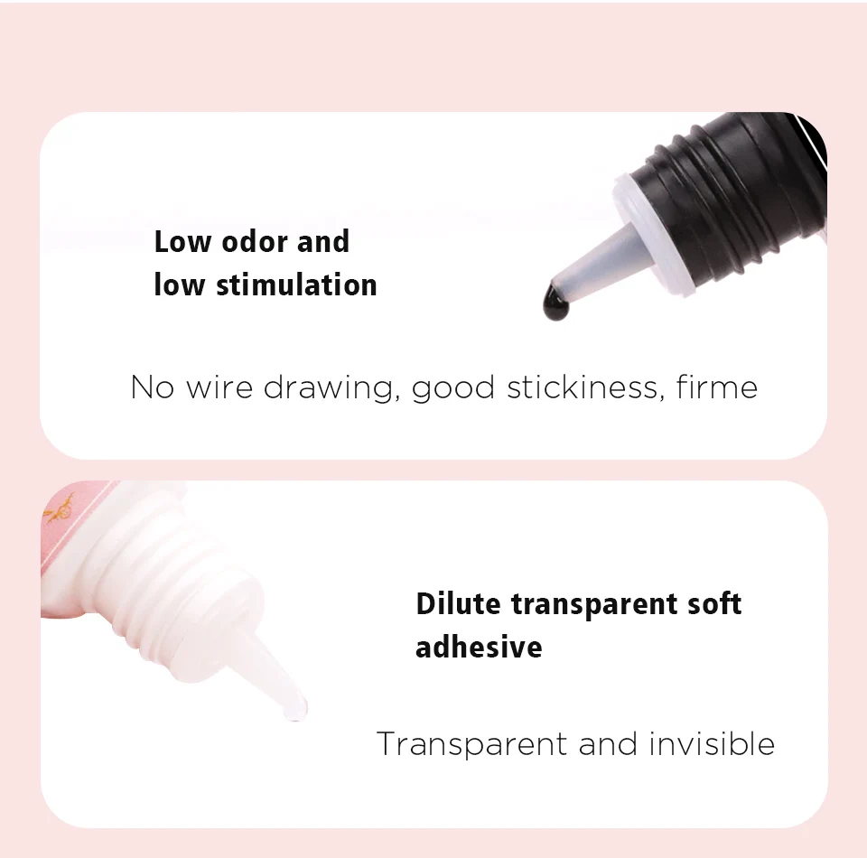 Professional All Eyelashes Extension Glue Fast Drying Premade Volum Fan Lashes Color Individual Lashes Adhesive Grafting Lashes