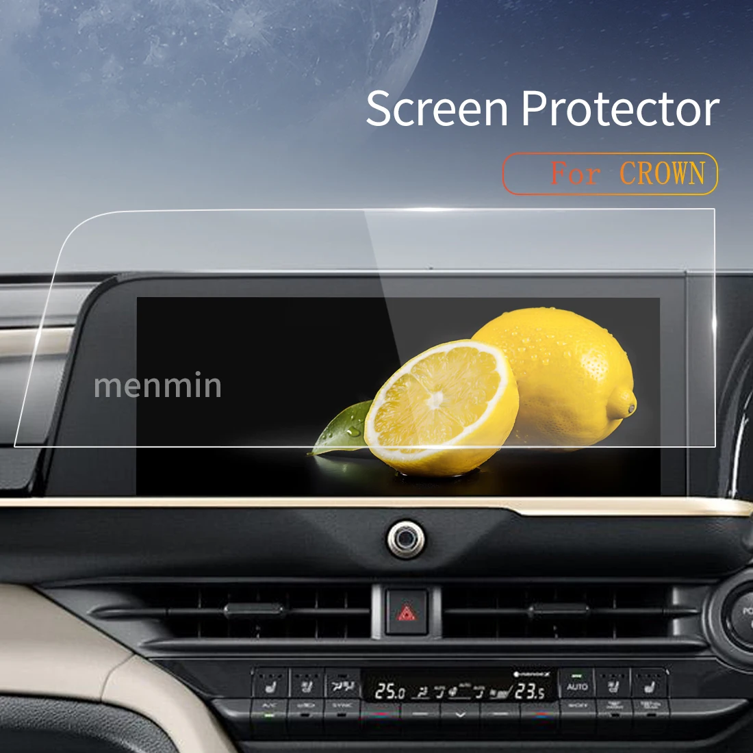 

Car Sticker Carplay Screen Protector For TOYOTA Crown RHD 2023 Display Tempered Glass Protective Film Navigation Auto Accrssory