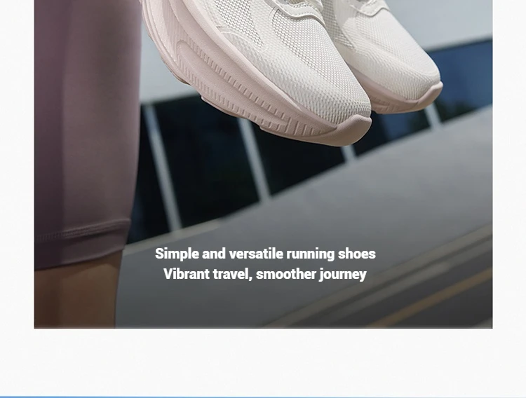 361 Degrees Women's Running Shoes Casual Mesh Anti-slip Lightweight Trendy Thick-sole Rebond Durable Female Sneakers 682532239