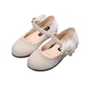 Children Girls Fashion Soft Sole Beans Shoes Pearl Flower Design Princess Style 3