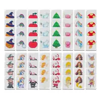 Mahjong Game Cute Designs Interactive Travel Mahjong Set 24mm Adults Board Games Mahjong Tile Game with 65 Tiles for Birthdays 1