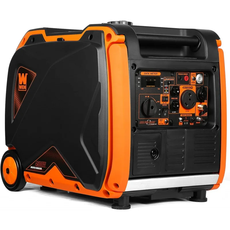 

WEN DF452iX Super Quiet 4500-Watt Remote Electric Start Dual Fuel RV-Ready Portable Inverter Generator with Fuel Shut-Off and CO