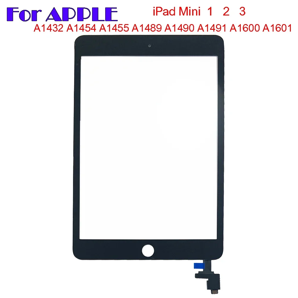 Сенсорный экран для Apple iPad Mini 1 2 3 Mini1 Mini2 Mini3 A1432 A1454 A1455 A1489 A1491 A1600 A1601, дигитайзер, переднее стекло, дисплей