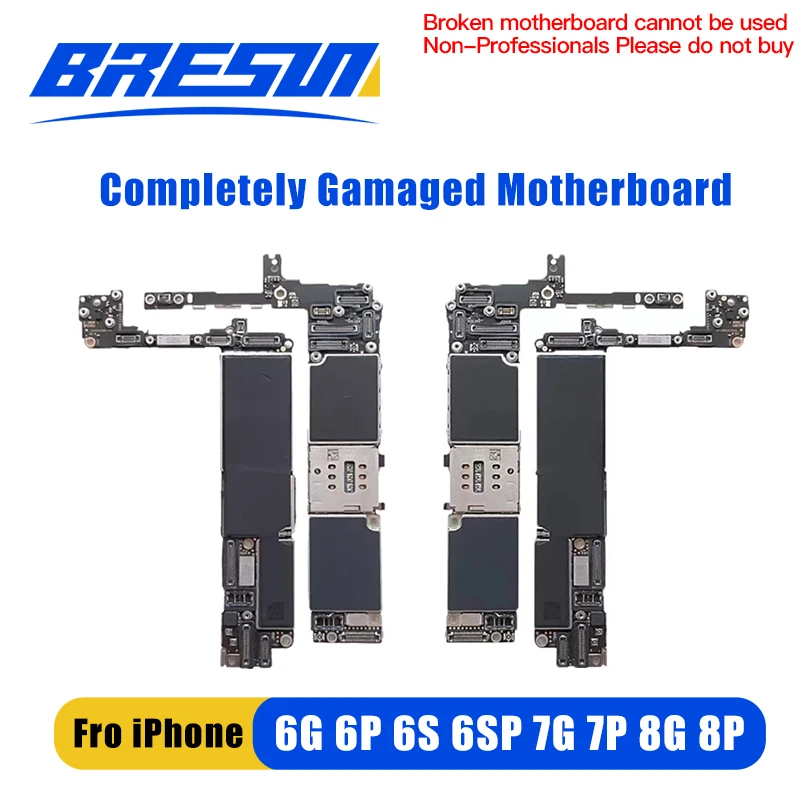 

Suitable for Iphone 8P 8G 7P 7G 6SP 6P 6S 6G Completely damaged motherboard logic motherboard engineer practice repair skills