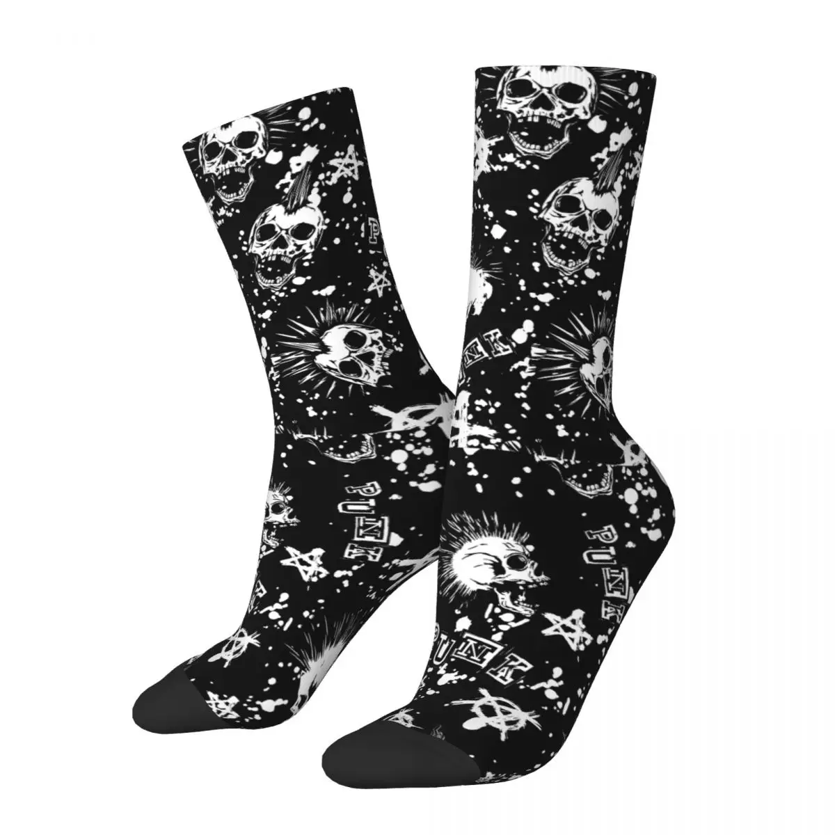 

Punk Skull Skull Beanie Unisex Winter Socks Outdoor Happy Socks Street Style Crazy Sock