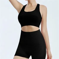 Yoga Set Gym Shorts Women Sport Bras Brassiere Workout Tops for Women Yoga Clothes Fitness Leggings Gym Set Seamless Yoga Sets 3
