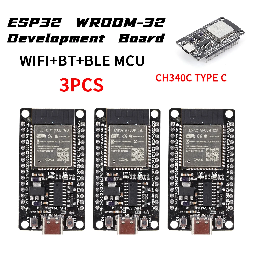 ตัวเลือกสินค้า บอร์ดพัฒนา ESP32 WiFi+Bluetooth สำหรับ IoT ใช้งานง่าย