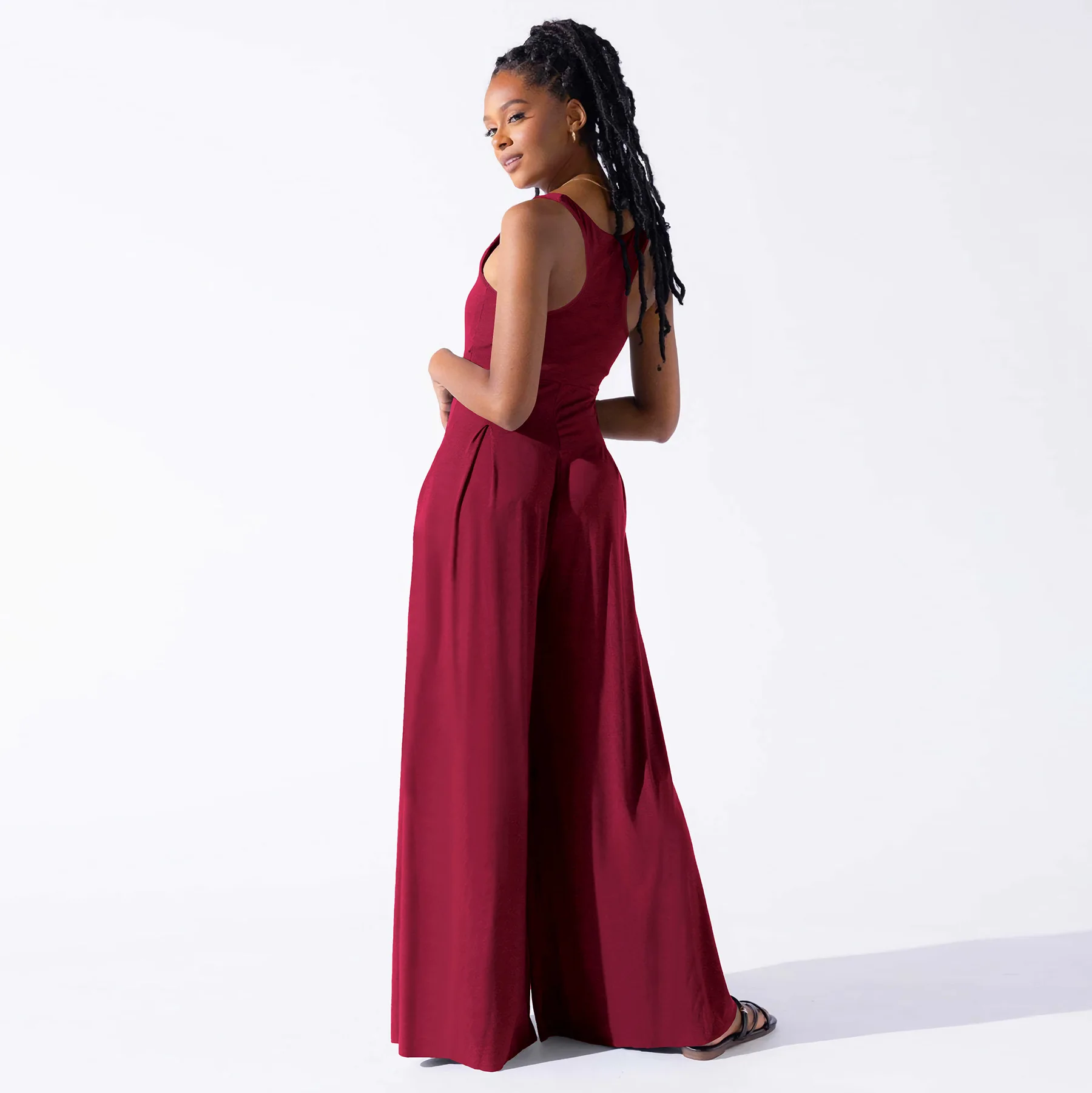 High Quality Fashionable Casual Knitted Sexy Suspender Wide Leg Elegant Jumpsuit 2024 New Women's Clothing Streetwear Women Y2k