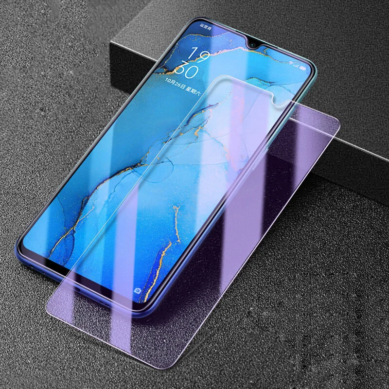 For OPPO Reno 5 5F 5K 5Lite 5Z 5A 5G Tempered Glass Screen Protector For Reno 6 Reno6 Lite Z 5G Anti Blue Protective Glass Cover — view 2
