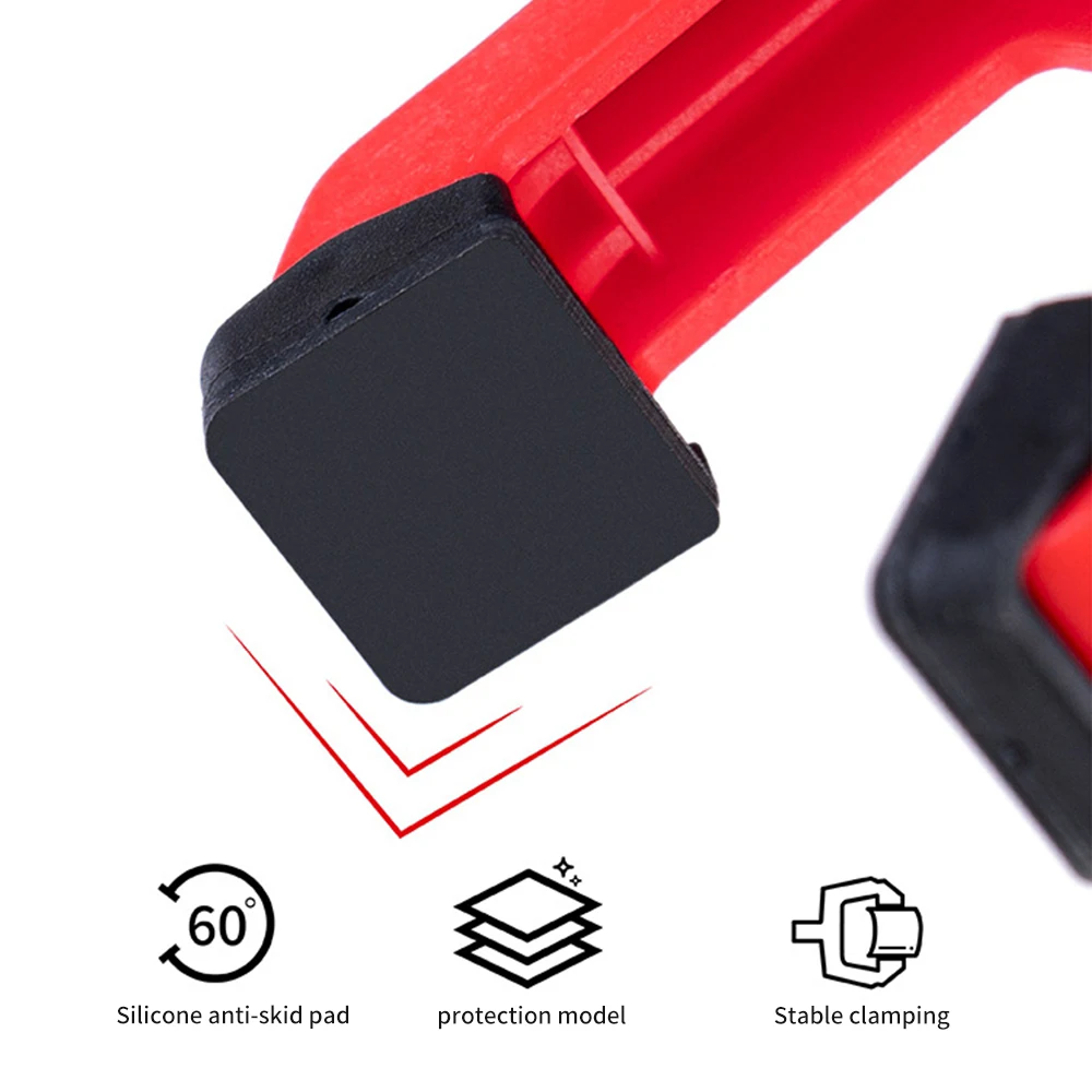 2/4/20pcs Seamless Auxiliary Clamps Silicone Anti-Slip Pad Model Tools Kit Fit For Hobby Model Craft DIY Accessories