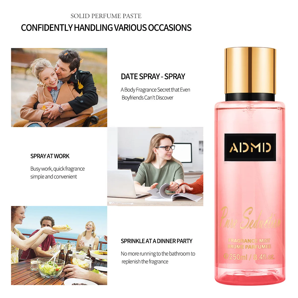 Women's Deodorant Spray Natural Plant Moisturising Essence Air Fruity Deodorant Makeup Skin Care Cosmetics