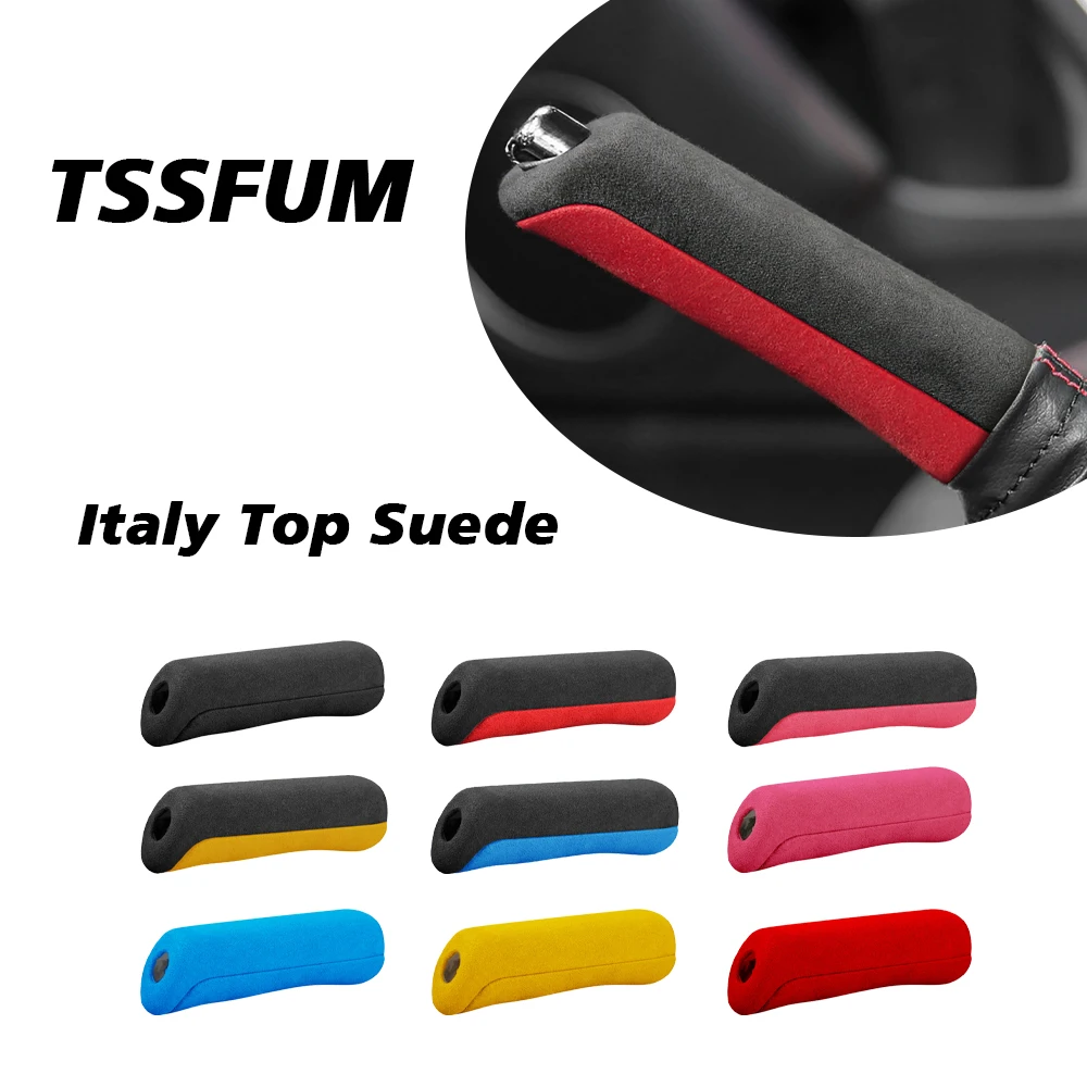 

Italy Alcantara Suede Cover Car Interior Brake Handle Decoration Modification Accessories for Subaru BRZ ZC6 Toyota 86 ZN6 13-20