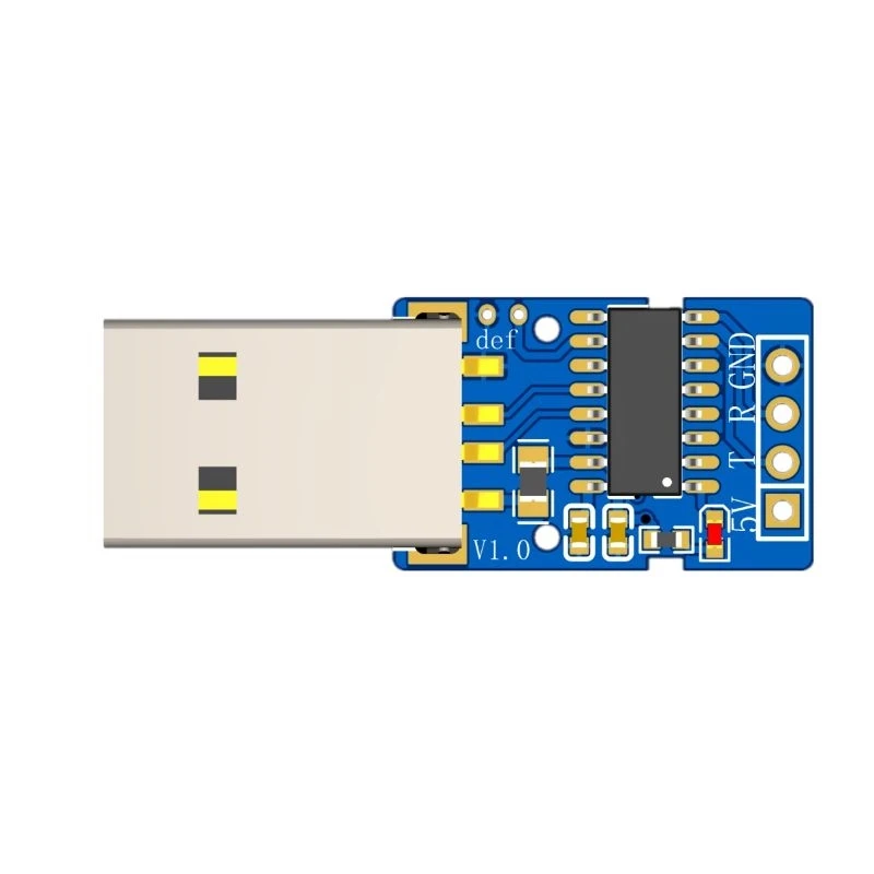 

CH9329 Module UART/TTL Serial Port to USB HID Full Keyboard and Mouse Drive-free Game Development Box