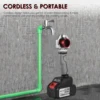 NANWEI 21V Cordless Electric Pipe Welding Machine 340℃ PPR PE PVC Socket Fusion Welder with 3 Die Heads 20/ 25/ 32mm Pipe Cutter 3