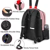 Professional Tennis Backpack Large Capacity Sports Racket Pack Holds 1-2 Tennis Rackets Outdoor Badminton Bag With Shoe Pocket 5