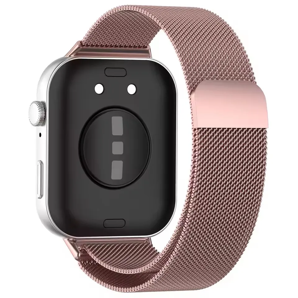 Milanese Magnetic Loop Metal Strap with TPU Case and Screen Protector