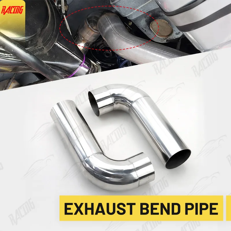 

car accessories Automotive exhaust pipe muffler turns into elbow 90 degree Angle stainless steel pipes