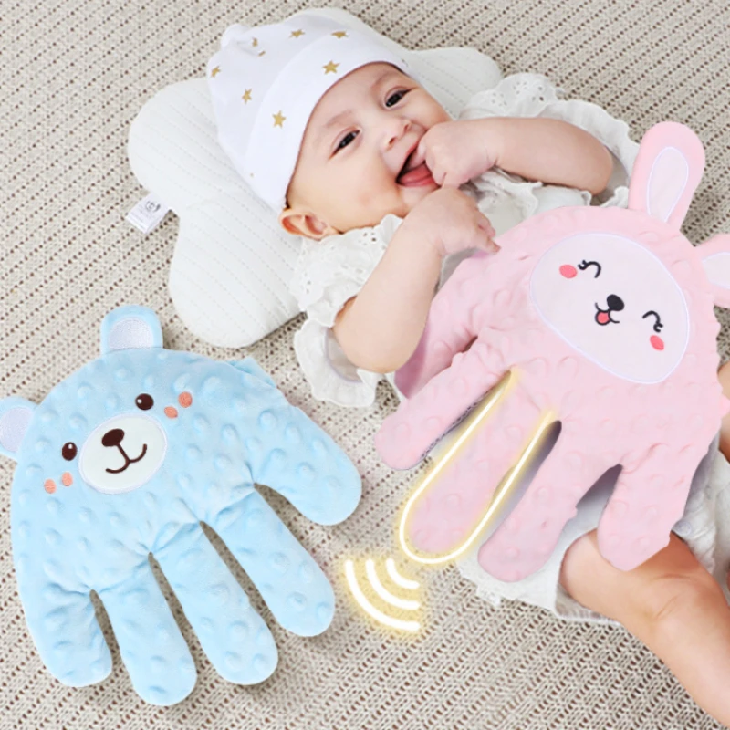 0-3Y Electric Baby Soothing Palm Hand Automatic Patting Sleep Companion Beater Sleeping Aid Pillow soother Toys for Calming Baby