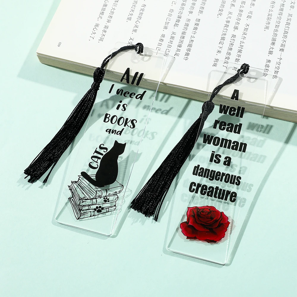 Couple Bookmarks Set - 2 Leather Bookmarks For Anniversary, Valentine's Gift, Book Lovers Present - View #5